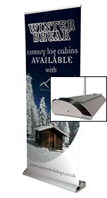 Details zu Rollup-Display "Delta Lite" inkl. Bannerdruck