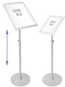 Infoständer "Teleskopisch" (Bodenstaender)