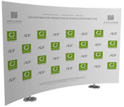 Messewand "Fabric System" (Messewaende)
