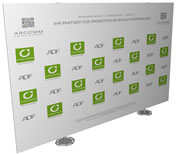 Messewand "Fabric System" (Messewaende)