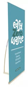 Holzbanner "Wood Stand" inkl. Druck (Bannerdisplays)