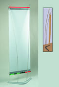 Neudruck für Messeaufsteller "Boomerang" (Bannerdisplay-Ersatzgrafikbahnen)