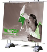 Outdoor-Bannersystem "Horizon" (Outdoor-Banner-Systeme)