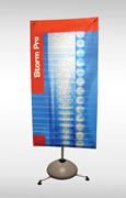 Outdoor-Neudruck für Messeaufsteller "Storm Pro" (Bannerdisplay-Ersatzgrafikbahnen)