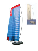 Outdoor-Neudruck für Messeaufsteller "Storm" (Bannerdisplay-Ersatzgrafikbahnen)