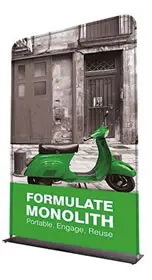 Details zu Bannerdisplay Formulate "Monolith" inkl. Druck