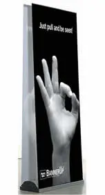 Details zu Rollup-Display "BigPlus Double" inkl. Druck