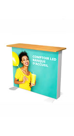 Details zu Theke "LED Empfangstisch"