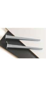 Details zu "IsoFrame Wave" Regalstützen für Vitrinen-Wand