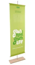 Details zu Holzbanner "Wood Craft" inkl. Druck