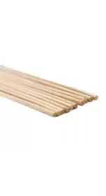 Details zu Keder-Holzstangen für das Bannerdisplay "Wood Stand"