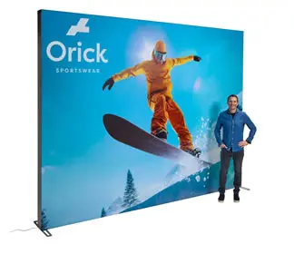Details zu Messewand "Lightframe" inkl.Bedruckung 