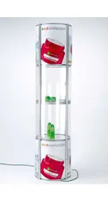 Details zu gepolsterte Rolltasche für Vitrine "Pirouet"