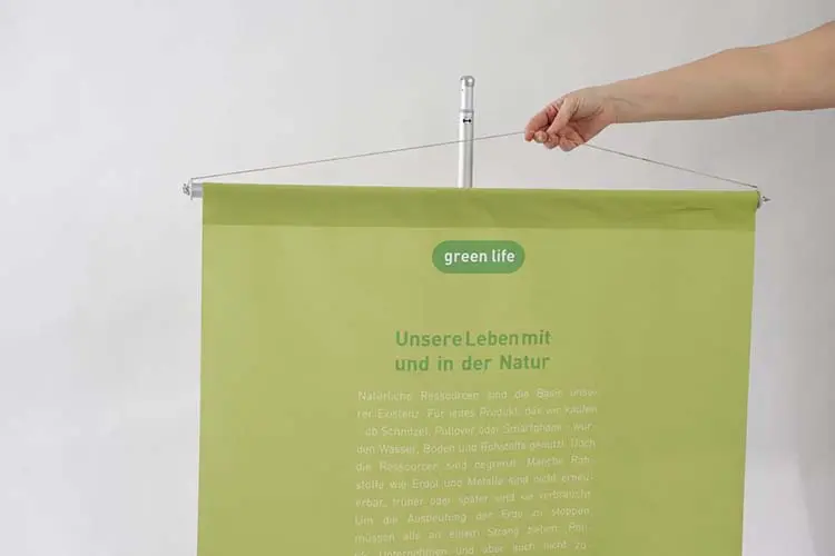 Bannerdisplay "Alu Craft" inkl. Druck