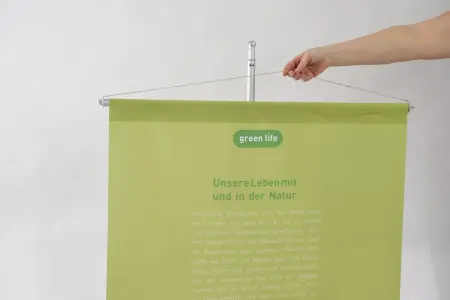 Bannerdisplay "Alu Craft" inkl. Druck