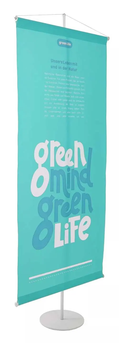 Bannerdisplay "Alu Craft" inkl. Druck (Bannerdisplays)