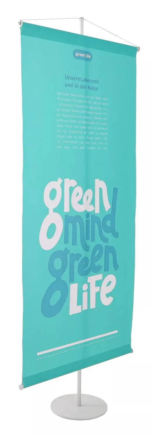 Bannerdisplay "Alu Craft" inkl. Druck