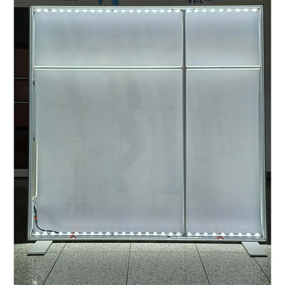 LED-Messewand "BigFrame Lightbox" inkl.Druck