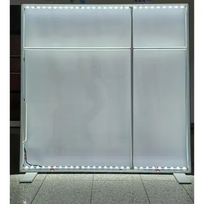 LED-Messewand "BigFrame Lightbox" inkl.Druck