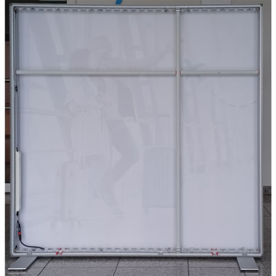 LED-Messewand "BigFrame Lightbox" inkl.Druck