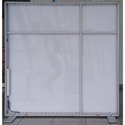 LED-Messewand "BigFrame Lightbox" inkl.Druck