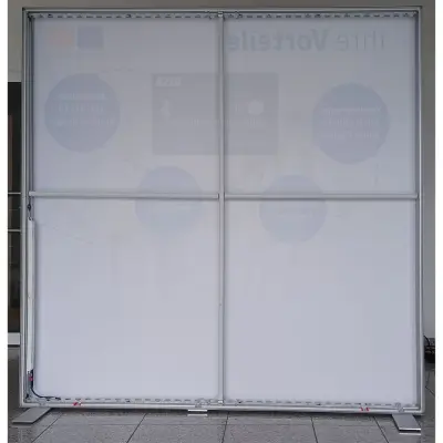 LED-Messewand "BigFrame Lightbox" inkl.Druck