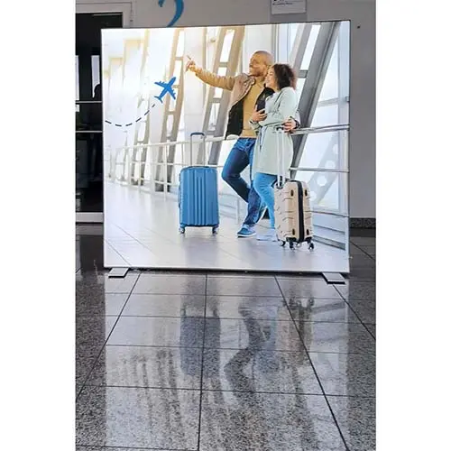 LED-Messewand "BigFrame Lightbox" inkl.Druck