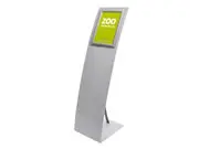 | (Bodenaufsteller "Segel" mit Infotafel A4)