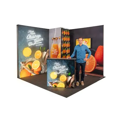 Messewand "Lightframe" inkl.Bedruckung