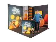 | (Messewand "Lightframe" inkl.Bedruckung )