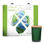 Details zu Faltdisplay-System "Cool Budget" inkl. Tonne und Leuchten