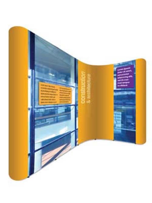 Faltdisplay "Evolution Xpress" inkl. Bedruckung