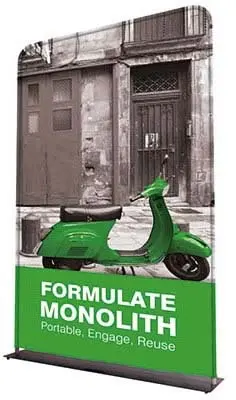 Bannerdisplay Formulate "Monolith" inkl. Druck (Bannerdisplays)