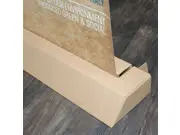 (Greenline-RollUp "Karton Plus" mit Bedruckung)