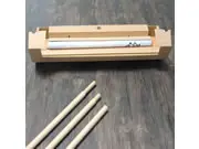 (Greenline-RollUp "Karton Plus" mit Bedruckung)
