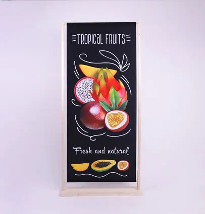 Holzbanner "Wood" inkl. Druck