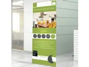 (Holzbanner "Eco Stand" inkl. Druck)