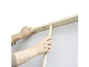 (Holzbanner "Eco Stand" inkl. Druck)