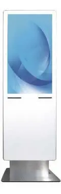 LCD-Bodendisplay "Media Sign" weiß