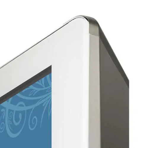LCD-Bodendisplay "Media Sign" weiß