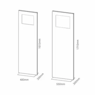 LCD-Bodenständer "iPoint Media"
