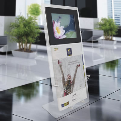 LCD-Thekenprsenter "Wingoomedia" (Multimedia)