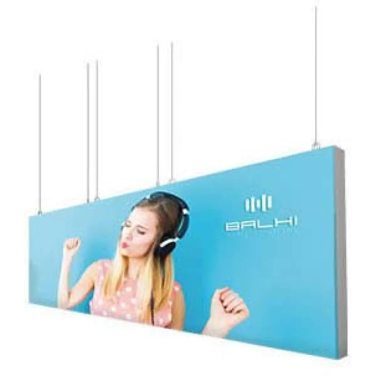 "LED-Hängedisplay 125mm" inkl. Druck