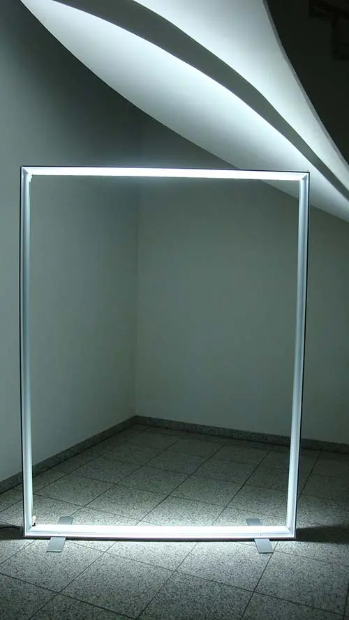 Leuchtdisplays "BigFrame Lightbox" inkl.Druck