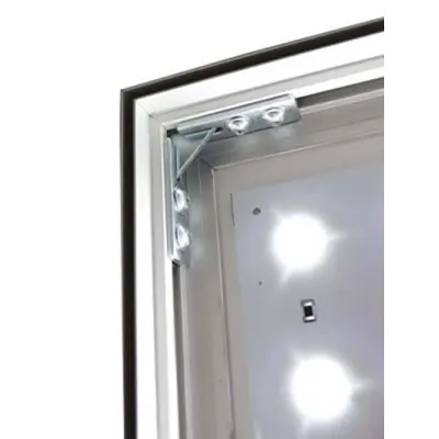 "LED Wandrahmen flach" inkl. Druck