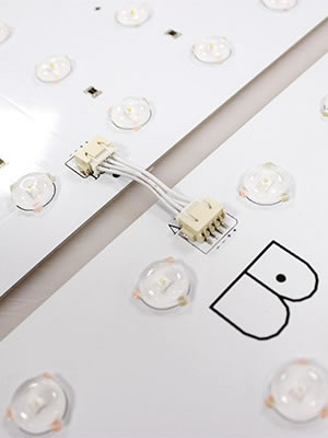 "LED Wandrahmen flach" inkl. Druck