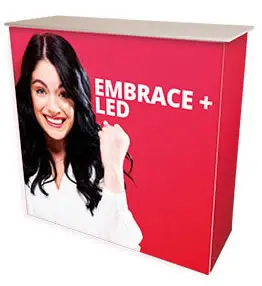 Messetheke "LED Embrace"