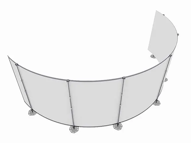 Messewand "Fabric System"
