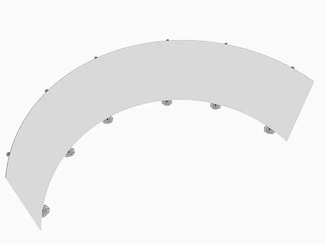 Messewand "Fabric System" (Messewaende)