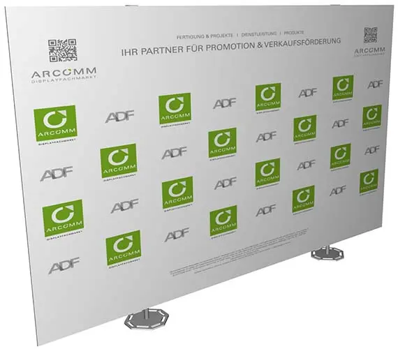 Messewand "Fabric System" (Messewaende)